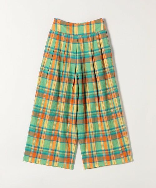SHIPS / シップス その他パンツ | SHIPS any:〈洗濯機可能〉マドラス チェック タック フレア パンツ | 詳細6