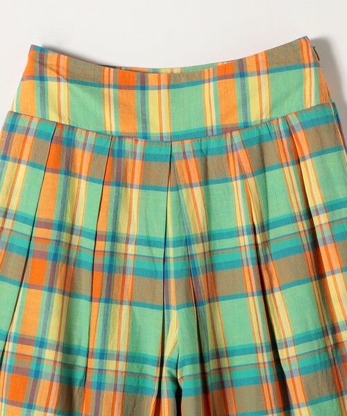 SHIPS / シップス その他パンツ | SHIPS any:〈洗濯機可能〉マドラス チェック タック フレア パンツ | 詳細7