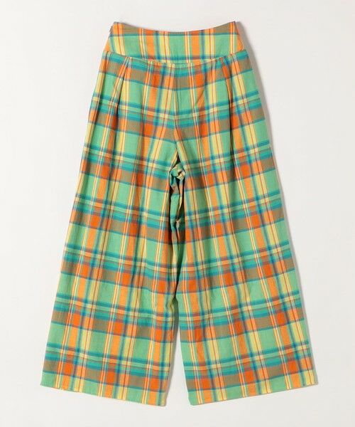 SHIPS / シップス その他パンツ | SHIPS any:〈洗濯機可能〉マドラス チェック タック フレア パンツ | 詳細10