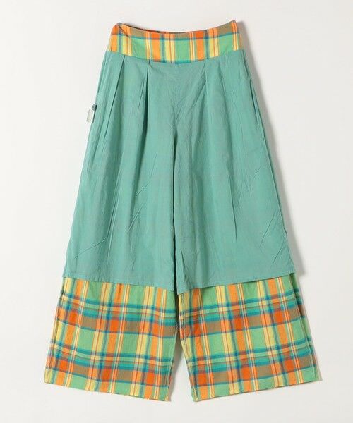 SHIPS / シップス その他パンツ | SHIPS any:〈洗濯機可能〉マドラス チェック タック フレア パンツ | 詳細12