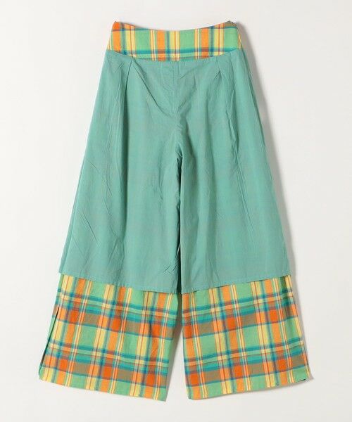 SHIPS / シップス その他パンツ | SHIPS any:〈洗濯機可能〉マドラス チェック タック フレア パンツ | 詳細13
