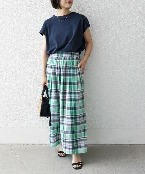 SHIPS / シップス その他パンツ | SHIPS any:〈洗濯機可能〉マドラス チェック タック フレア パンツ | 詳細17