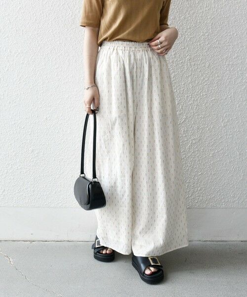 SHIPS / シップス その他パンツ | SHIPS any:〈洗濯機可能〉ラメ ドビー ギャザー ワイド パンツ | 詳細7