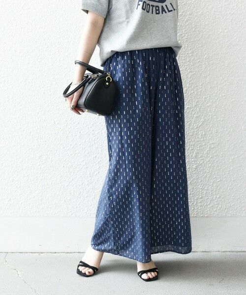 SHIPS / シップス その他パンツ | SHIPS any:〈洗濯機可能〉ラメ ドビー ギャザー ワイド パンツ | 詳細18