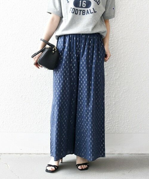 SHIPS / シップス その他パンツ | SHIPS any:〈洗濯機可能〉ラメ ドビー ギャザー ワイド パンツ | 詳細19