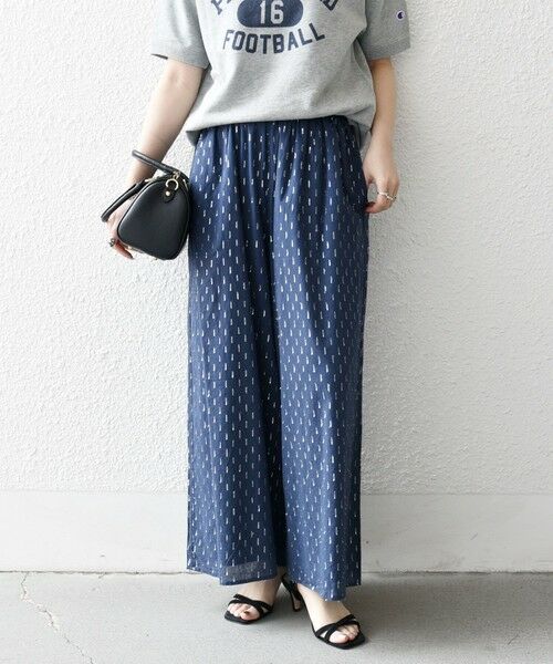 SHIPS / シップス その他パンツ | SHIPS any:〈洗濯機可能〉ラメ ドビー ギャザー ワイド パンツ | 詳細20