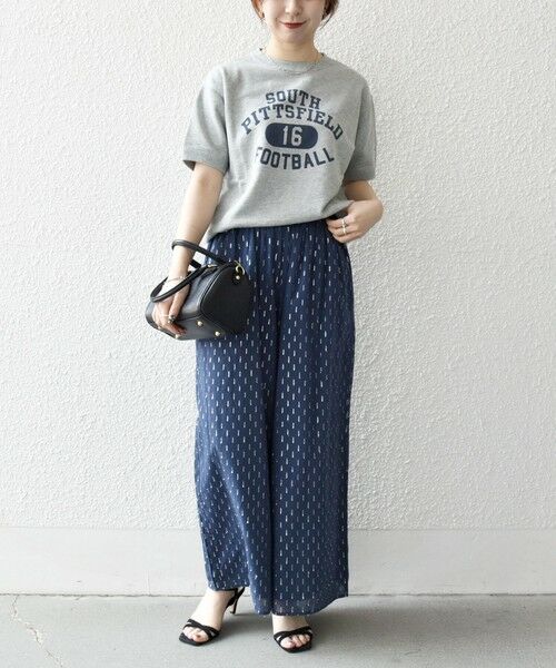 SHIPS / シップス その他パンツ | SHIPS any:〈洗濯機可能〉ラメ ドビー ギャザー ワイド パンツ | 詳細11