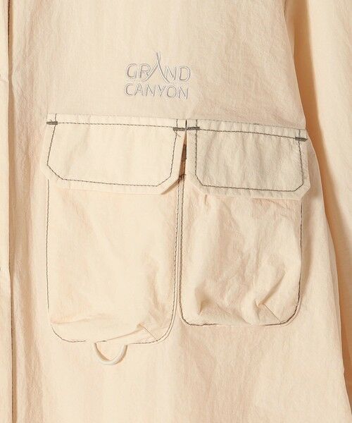 SHIPS / シップス ロング・マキシ丈ワンピース | GRAND CANYON:〈洗濯機可能〉フロント ポケット スリット シャツ ワンピース | 詳細6