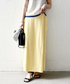 SHIPS / シップス ロング・マキシ丈スカート | 《一部追加予約》SHIPS any:〈接触冷感/汗染み防止加工/洗濯機可能〉Iライン イージー スカート