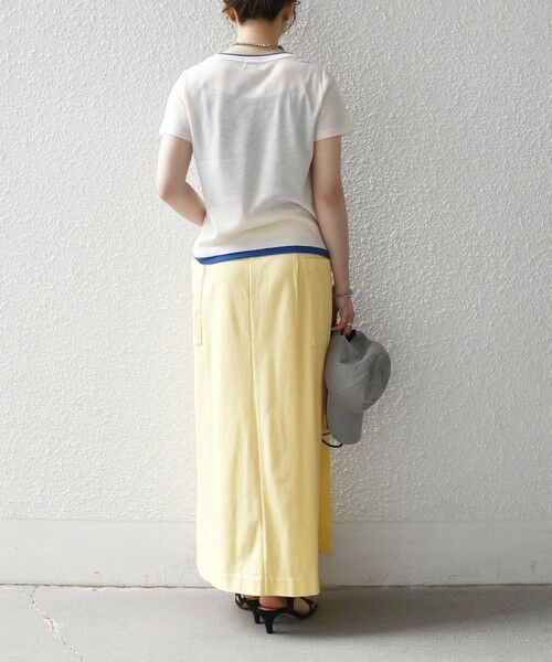 SHIPS / シップス ロング・マキシ丈スカート | 《一部追加予約》SHIPS any:〈接触冷感/汗染み防止加工/洗濯機可能〉Iライン イージー スカート | 詳細24