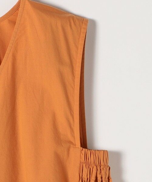 SHIPS / シップス ロング・マキシ丈ワンピース | SHIPS any:〈洗濯機可能〉ポプリン Vネック Aライン ノースリーブ ワンピース | 詳細23