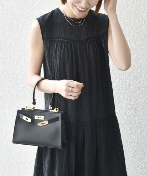 SHIPS / シップス ロング・マキシ丈ワンピース | SHIPS any:〈洗濯機可能〉楊柳 ティアード フレア ワンピース | 詳細9