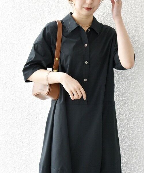 SHIPS for women / シップスウィメン ロング・マキシ丈ワンピース | SHIPS any:〈洗濯機可能〉タイプライター ボリューム シャツ ワンピース | 詳細11