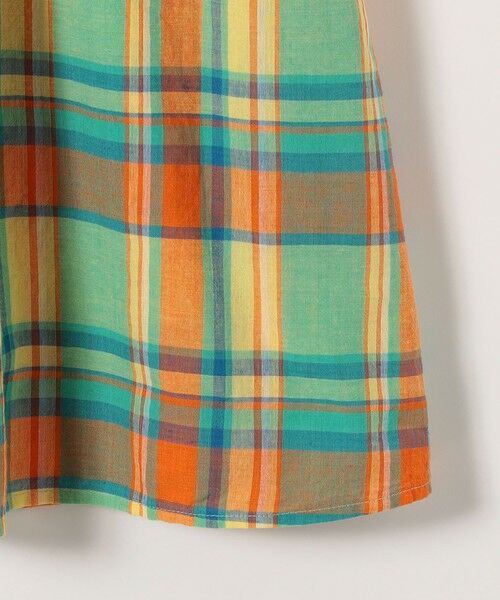 SHIPS / シップス ロング・マキシ丈ワンピース | SHIPS any:〈洗濯機可能〉マドラス チェック ノースリーブ ワンピース | 詳細12