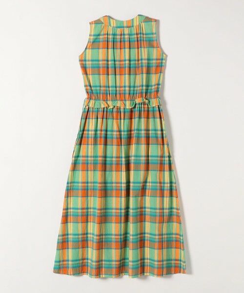 SHIPS / シップス ロング・マキシ丈ワンピース | SHIPS any:〈洗濯機可能〉マドラス チェック ノースリーブ ワンピース | 詳細13