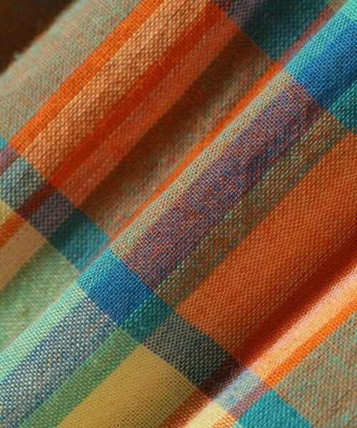 SHIPS / シップス ロング・マキシ丈ワンピース | SHIPS any:〈洗濯機可能〉マドラス チェック ノースリーブ ワンピース | 詳細16