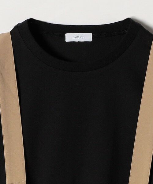 SHIPS / シップス サロペット・オールインワン | SHIPS any:〈洗濯機可能〉ドロスト ワイド サロペット × ノースリーブ TEE セット | 詳細20