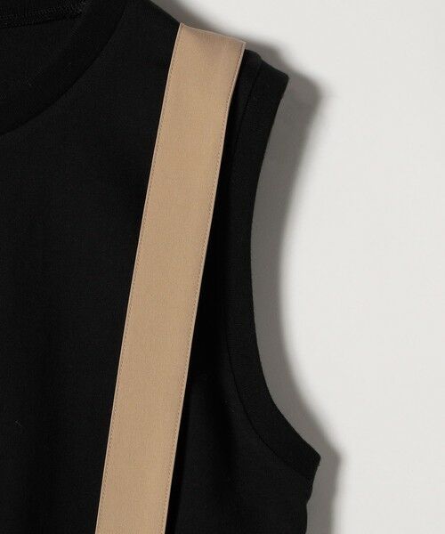 SHIPS / シップス サロペット・オールインワン | SHIPS any:〈洗濯機可能〉ドロスト ワイド サロペット × ノースリーブ TEE セット | 詳細21