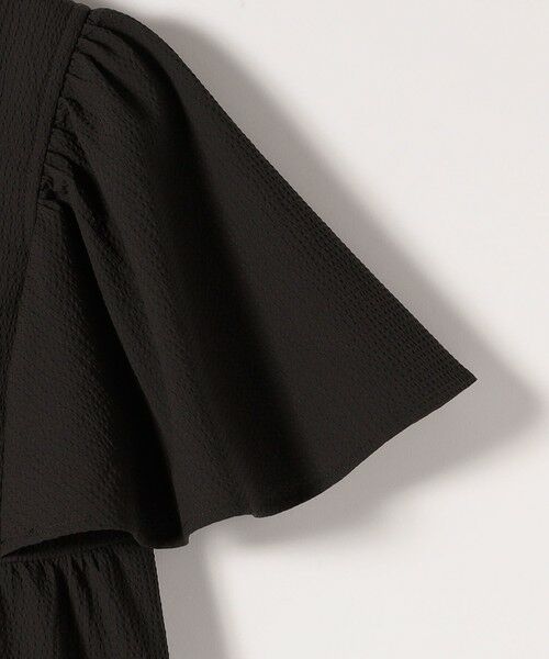 SHIPS / シップス ロング・マキシ丈ワンピース | SHIPS any:〈洗濯機可能〉ミニサッカー スクエアネック フレア ワンピース | 詳細16