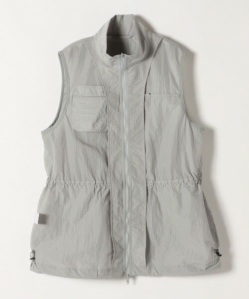 SHIPS / シップス ベスト | GRAND CANYON:〈洗濯機可能〉ナイロン ジップ スタンドカラー ベスト | 詳細3