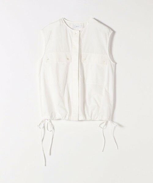 SHIPS / シップス シャツ・ブラウス | SHIPS any:〈洗濯機可能〉ポプリン フレンチスリーブ ポケット ドロスト シャツ | 詳細16