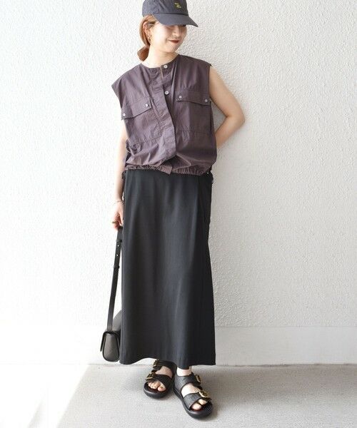 SHIPS / シップス シャツ・ブラウス | SHIPS any:〈洗濯機可能〉ポプリン フレンチスリーブ ポケット ドロスト シャツ | 詳細19