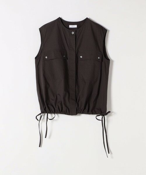 SHIPS / シップス シャツ・ブラウス | SHIPS any:〈洗濯機可能〉ポプリン フレンチスリーブ ポケット ドロスト シャツ | 詳細27