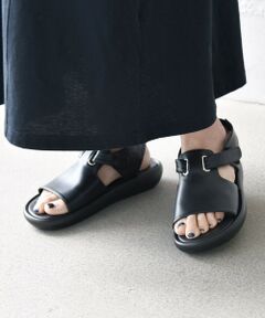 SHIPS / シップス サンダル | 【SHIPS any別注】eblouna: ベルクロ アッパー カバー サンダル