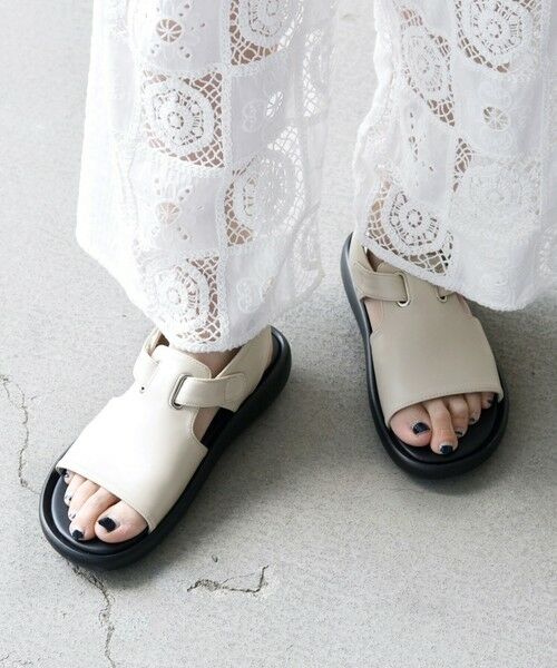 新品　SHIPS any別注　ベルクロアッパーカバーサンダル SHIPS｜【SHIPS any別注】eblouna: ベルクロ アッパー カバー