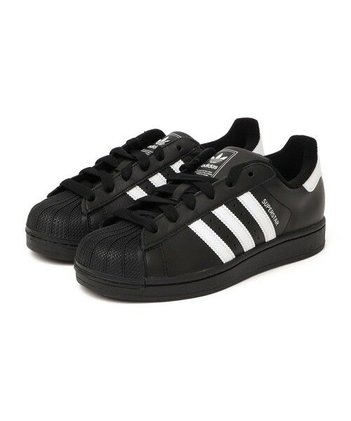 SHIPS for women/シップスウィメン adidas: スーパースター II ローカット スニーカー ブラック 50 SHIPS for women/シップスウィメン adidas: スーパースター II ローカット スニーカー ブラック 50