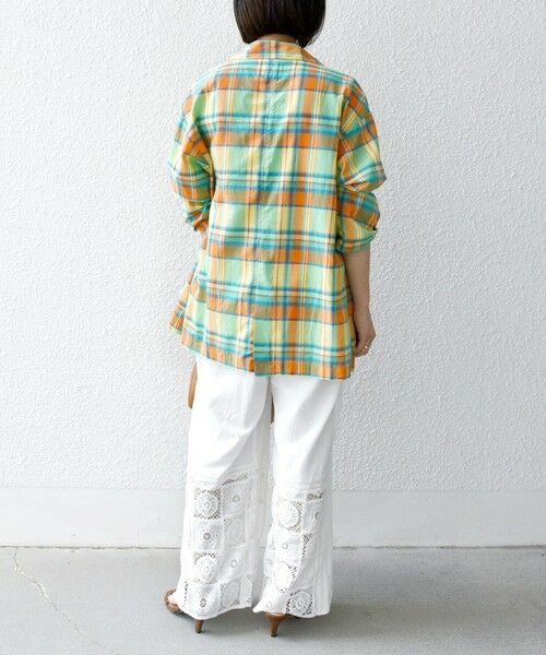 SHIPS / シップス テーラードジャケット | SHIPS any:〈洗濯機可能〉マドラス チェック テーラード シャツ ジャケット | 詳細2