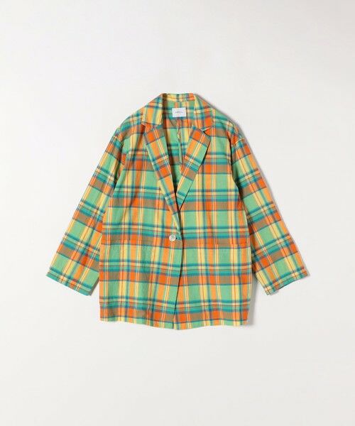 SHIPS / シップス テーラードジャケット | SHIPS any:〈洗濯機可能〉マドラス チェック テーラード シャツ ジャケット | 詳細8