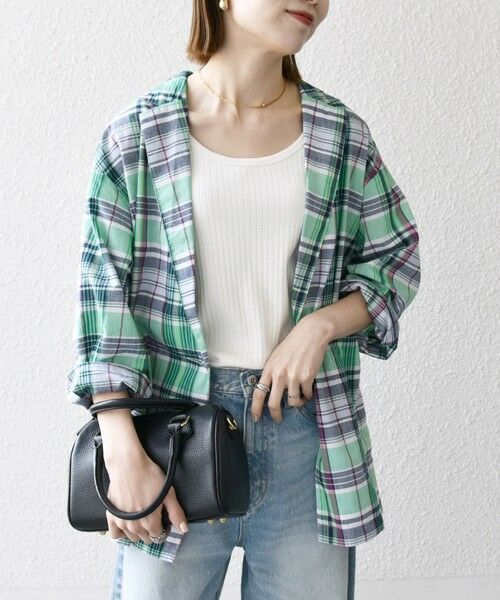 SHIPS / シップス テーラードジャケット | SHIPS any:〈洗濯機可能〉マドラス チェック テーラード シャツ ジャケット | 詳細13