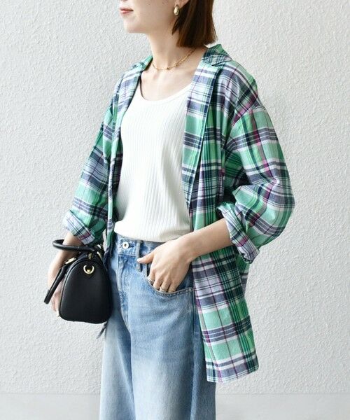 SHIPS / シップス テーラードジャケット | SHIPS any:〈洗濯機可能〉マドラス チェック テーラード シャツ ジャケット | 詳細14