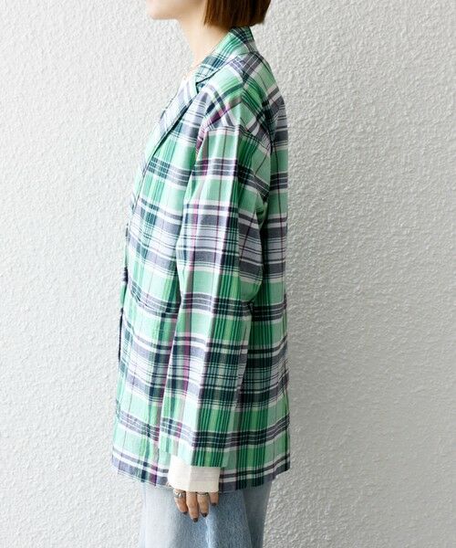 SHIPS / シップス テーラードジャケット | SHIPS any:〈洗濯機可能〉マドラス チェック テーラード シャツ ジャケット | 詳細27