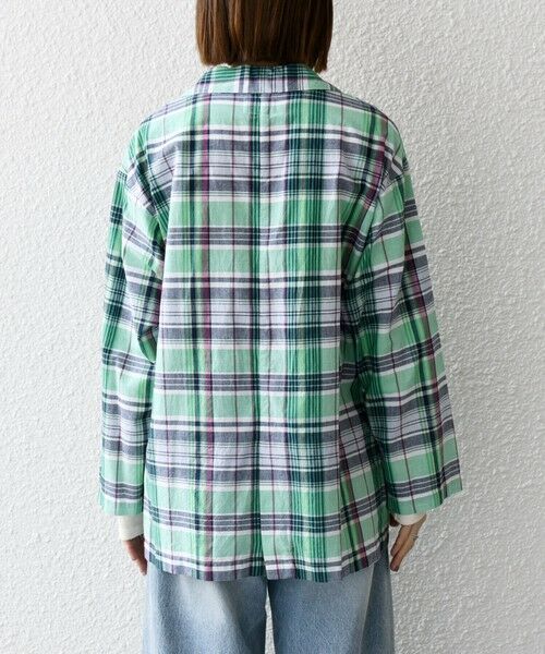 SHIPS / シップス テーラードジャケット | SHIPS any:〈洗濯機可能〉マドラス チェック テーラード シャツ ジャケット | 詳細28