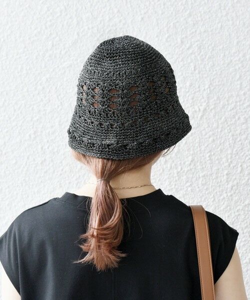 SHIPS / シップス ハット | SHIPS any: 透かし編み ラメ ハット | 詳細2