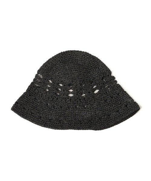 SHIPS / シップス ハット | SHIPS any: 透かし編み ラメ ハット | 詳細4