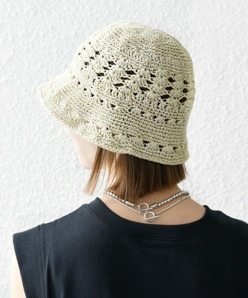 SHIPS / シップス ハット | SHIPS any: 透かし編み ラメ ハット | 詳細5
