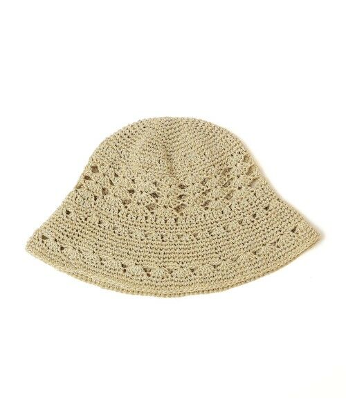 SHIPS / シップス ハット | SHIPS any: 透かし編み ラメ ハット | 詳細8