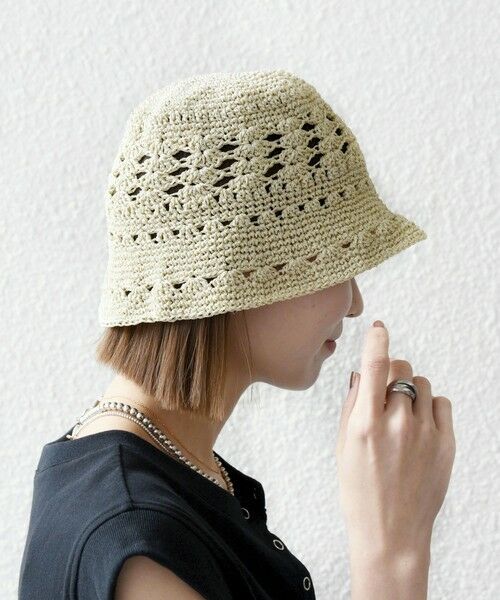 SHIPS for women/シップスウィメン SHIPS any: 透かし編み ラメ ハット ベージュ ONE SIZE SHIPS for women/シップスウィメン SHIPS any: 透かし編み ラメ ハット ベージュ ONE SIZE
