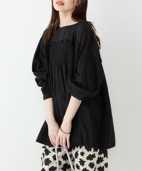 SHIPS / シップス シャツ・ブラウス | SHIPS Colors:〈手洗い可能〉キュプラ コットン シャーリング チュニック | 詳細5