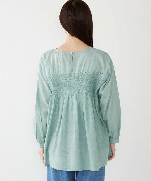 SHIPS / シップス シャツ・ブラウス | SHIPS Colors:〈手洗い可能〉キュプラ コットン シャーリング チュニック | 詳細18