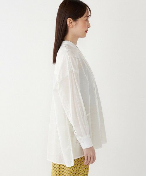 SHIPS / シップス シャツ・ブラウス | SHIPS Colors:〈手洗い可能〉キュプラ コットン シアー オーバー シャツ | 詳細6
