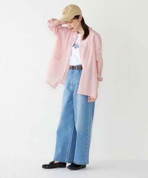 SHIPS / シップス シャツ・ブラウス | SHIPS Colors:〈手洗い可能〉キュプラ コットン シアー オーバー シャツ | 詳細22