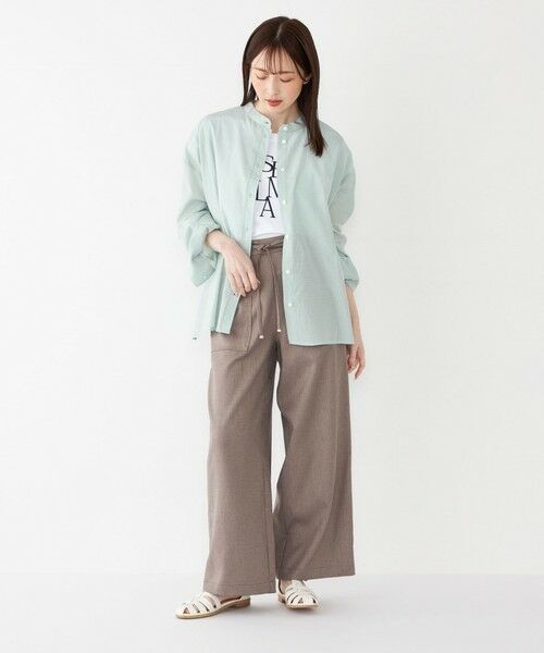 SHIPS / シップス シャツ・ブラウス | SHIPS Colors:〈手洗い可能〉キュプラ コットン シアー オーバー シャツ | 詳細29