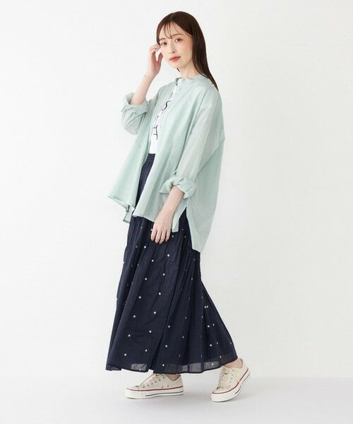 SHIPS / シップス シャツ・ブラウス | SHIPS Colors:〈手洗い可能〉キュプラ コットン シアー オーバー シャツ | 詳細30