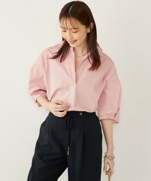 SHIPS / シップス シャツ・ブラウス | SHIPS Colors:〈手洗い可能〉ストレッチ スキッパー シャツ | 詳細17