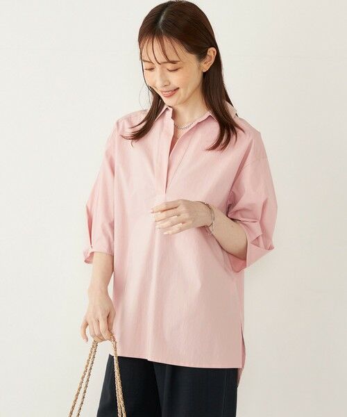 SHIPS / シップス シャツ・ブラウス | SHIPS Colors:〈手洗い可能〉ストレッチ スキッパー シャツ | 詳細21