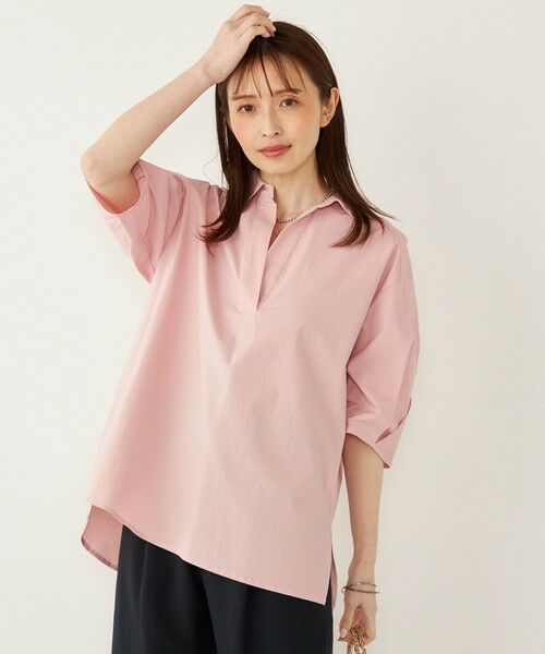 SHIPS / シップス シャツ・ブラウス | SHIPS Colors:〈手洗い可能〉ストレッチ スキッパー シャツ | 詳細22